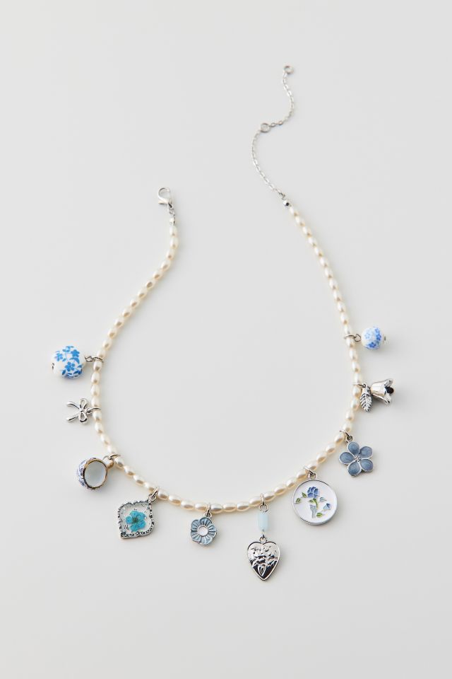 Lottie Pearl Treasure Charm Necklace #1