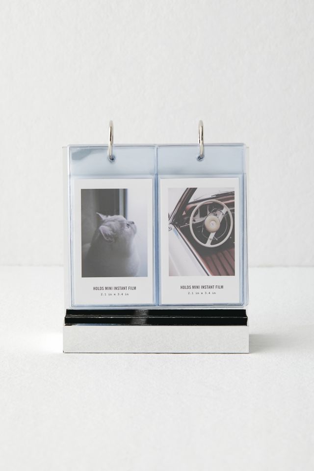 Tabletop Chrome Flip INSTAX MINI Picture Frame #1