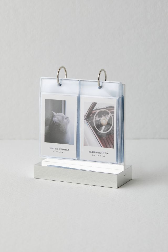 Tabletop Chrome Flip INSTAX MINI Picture Frame #2