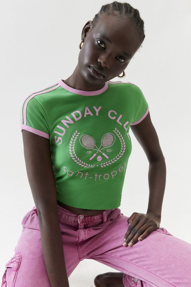 T-shirt Ringer Sunday Club Saint Tropez #1
