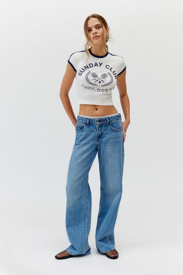 Sunday Club Saint Tropez Fitted Ringer Tee #1