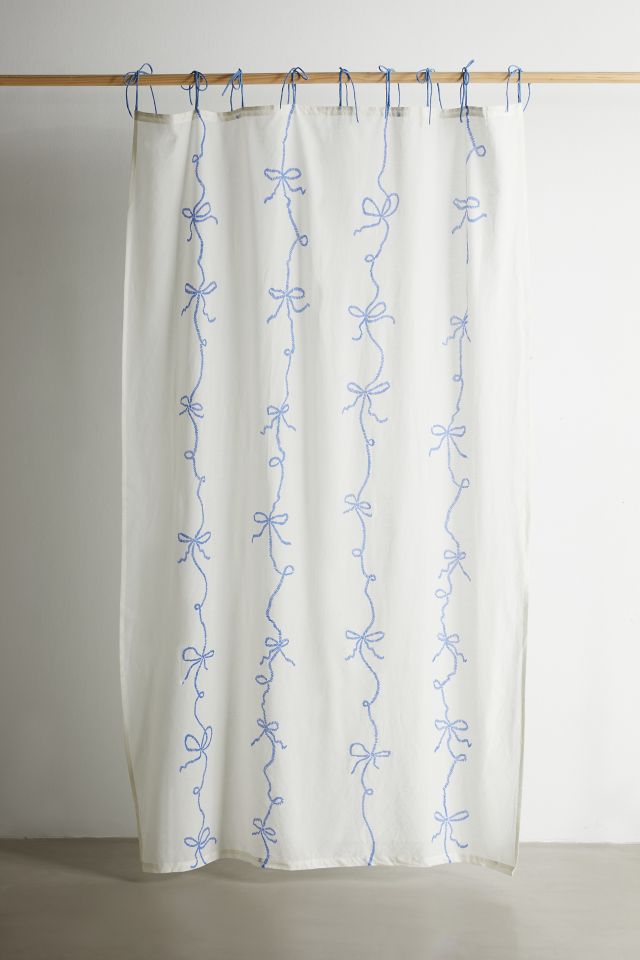 Lacey Bows Semi-Sheer Window Panel #1