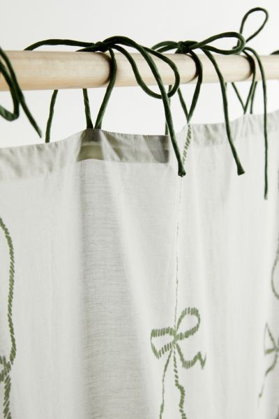 Lacey Bows Window Panel