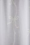 Lacey Bows Semi-Sheer Window Panel
