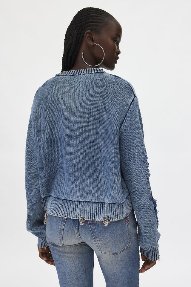 Diesel M-Rotta Destroyed Knit Sweater #2