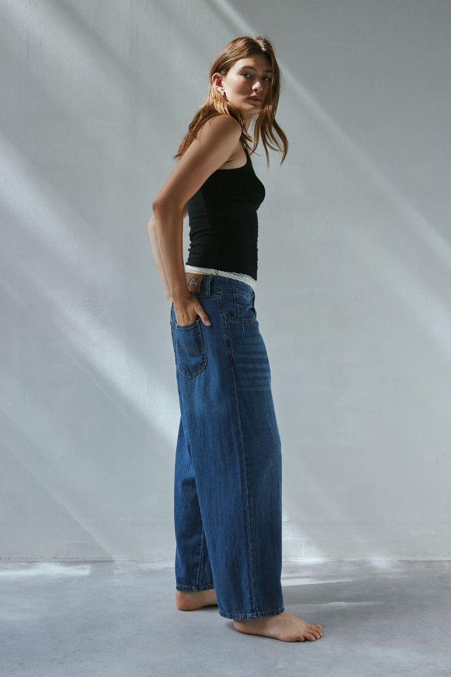 Lee Loose Crop Button Fly Ankle Jean #3