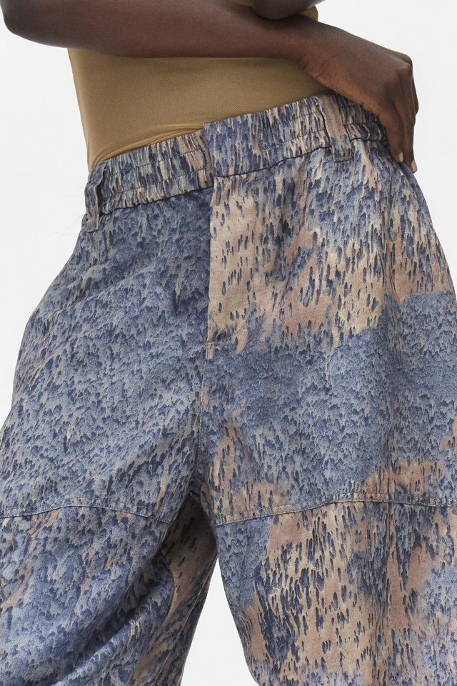 DIESEL P-ARNE-FEM-P1 迷彩柄カーゴパンツ Women's Oversized cargo pants | Multicolor | Diesel