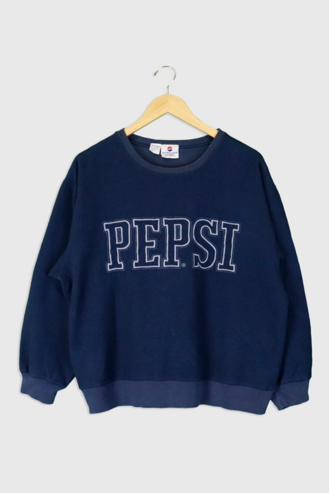 Vintage Pepsi Fleece Embroidered Font Sweatshirt | Urban Outfitters