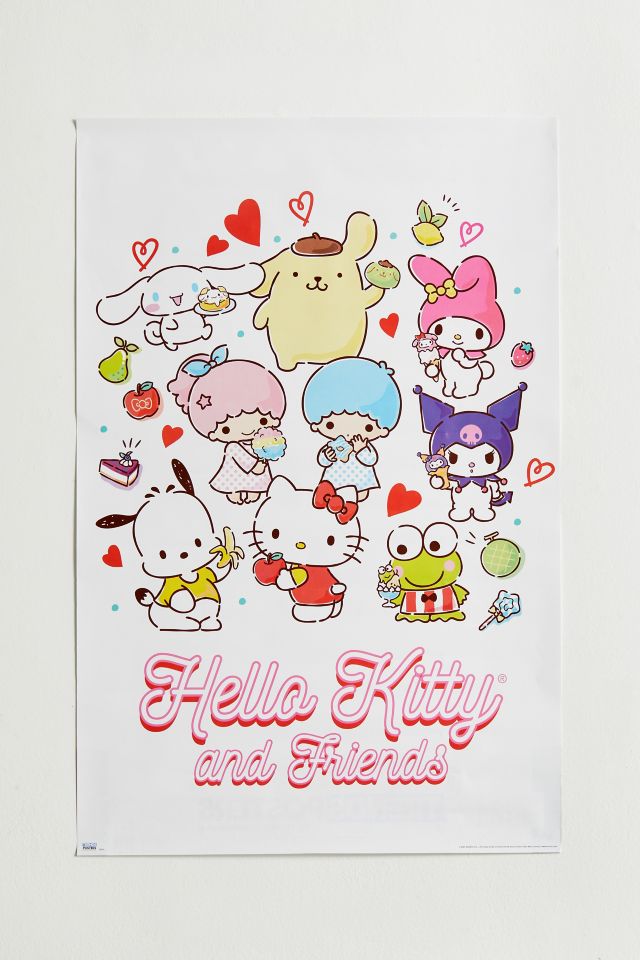 Affiche Kawaii Sanrio Hello Kitty & Amis #1