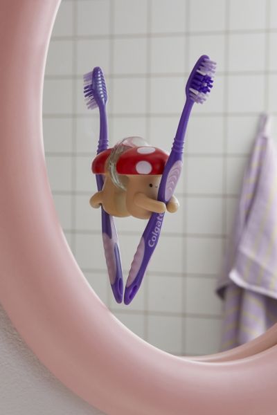 Mushroom Toothbrush Holder