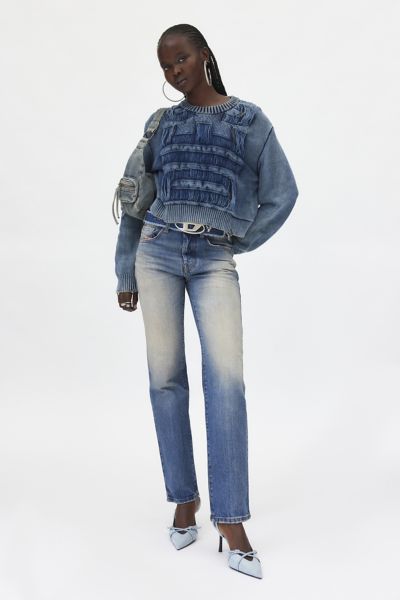 Diesel 1989 D-Mine Mid Rise Slim Straight Jean