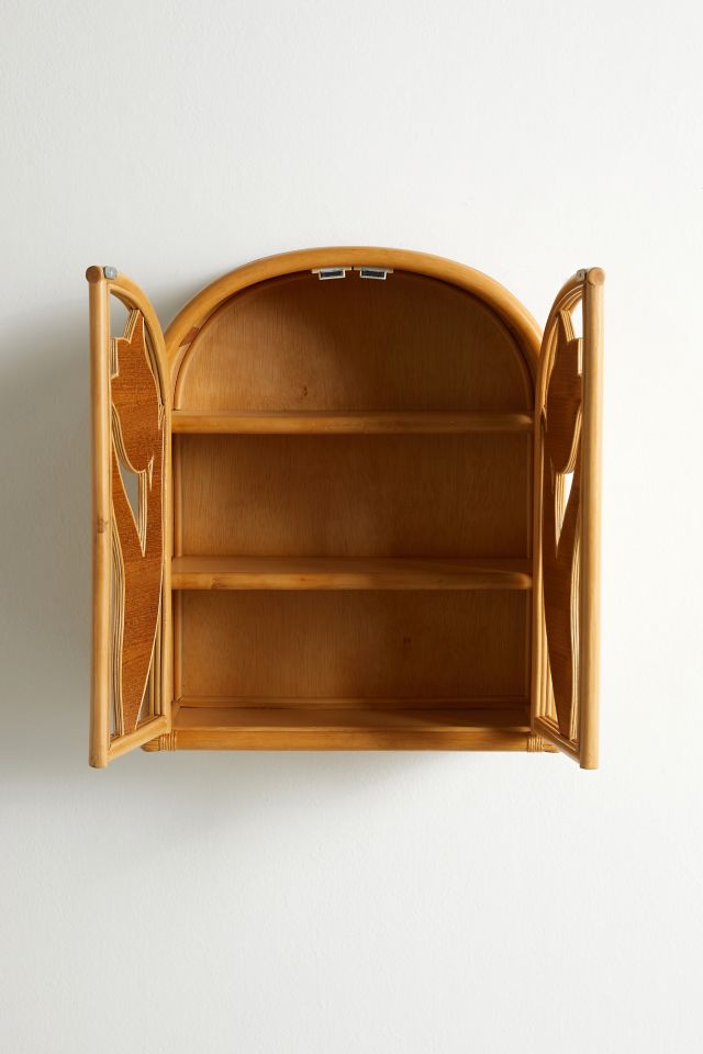 Tulip Rattan Wall Shelf | Urban Outfitters