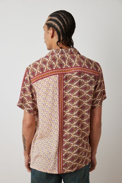 Raga Man Ijay Patterned Short Sleeve Button-Down Shirt