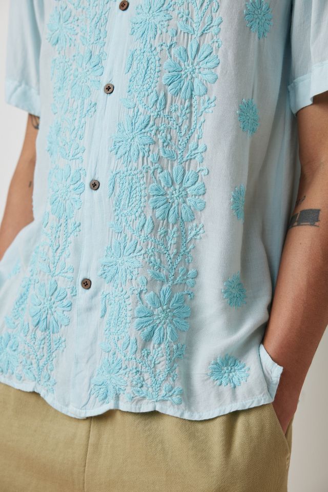 Chemise Raga Man Oak Hollow Brodée Manches Courtes #3