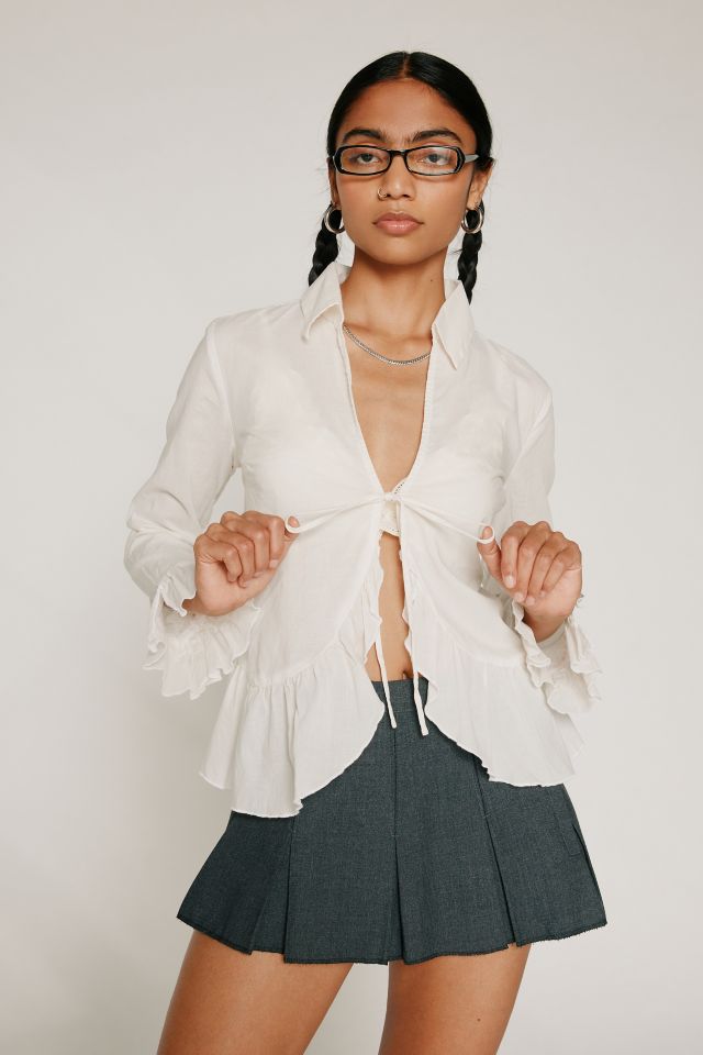 Kimchi Blue Ally Femme Flyaway Shirt #2