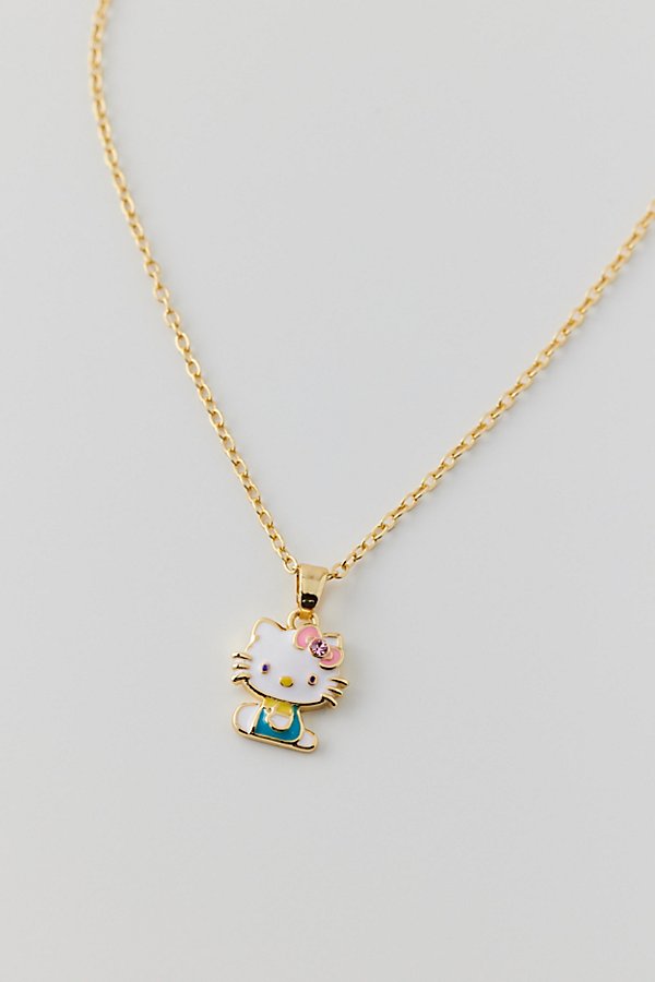 Shop Urban Outfitters Hello Kitty Enameled Charm Necklace In Hello Kitty, Women's At