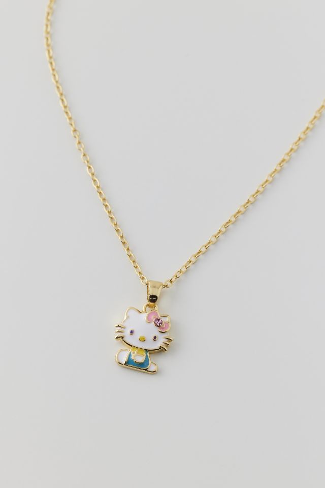 Hello Kitty Enameled Charm Necklace