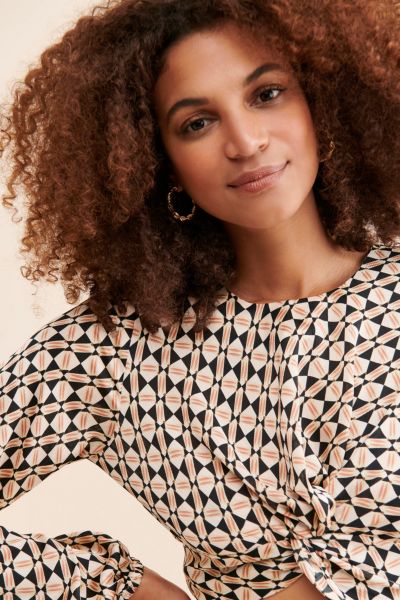 MinkPink Cece Twist Blouse