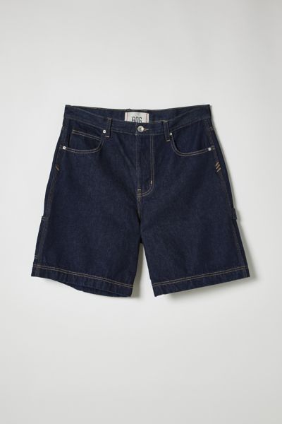 Bdg Denim Carpenter Short In Vintage Denim Dark, Men's At Urban Outfitters