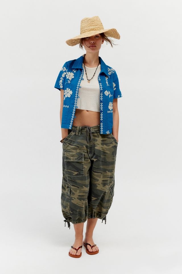 BDG Souvenir Applique Seersucker Shirt #1