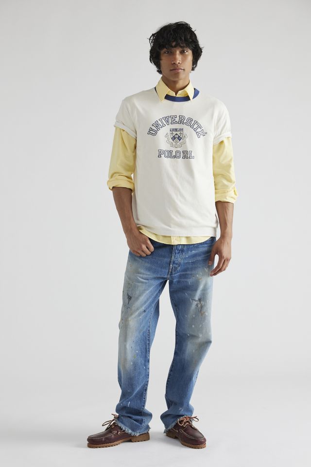 Polo Ralph Lauren 3X1 Classic Heritage Paint Splatter Jean #2