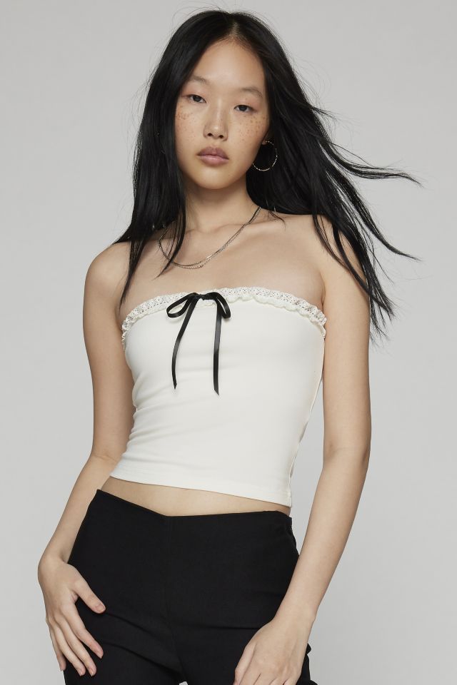 Kimchi Blue Lina Sailor Bow Tube Top #1