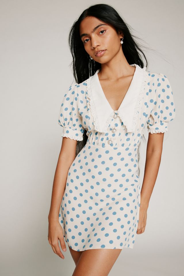 Kimchi Blue Dottie Polka Dot Mini Dress #1