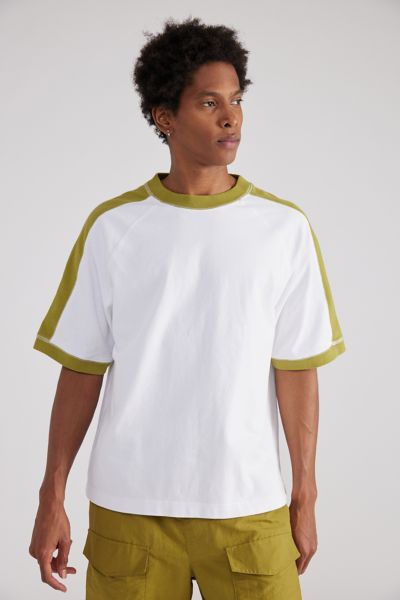 Shop Without Walls Seamed Short Sleeve Tee In Brilliant White, Men's At Urban Outfitters