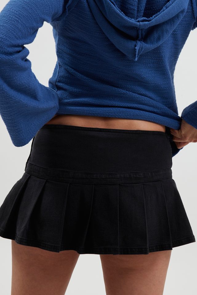 BDG Shaina Belted Denim Micro Mini Skort