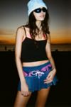 BDG Shaina Belted Denim Micro Mini Skort