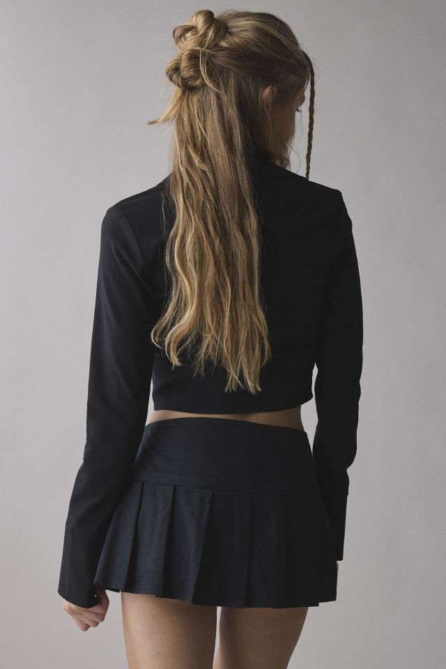 BDG Shaina Belted Linen Micro Mini Skort | Urban Outfitters