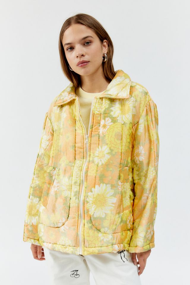 THE SERIES Floral Puffer Jacket #1