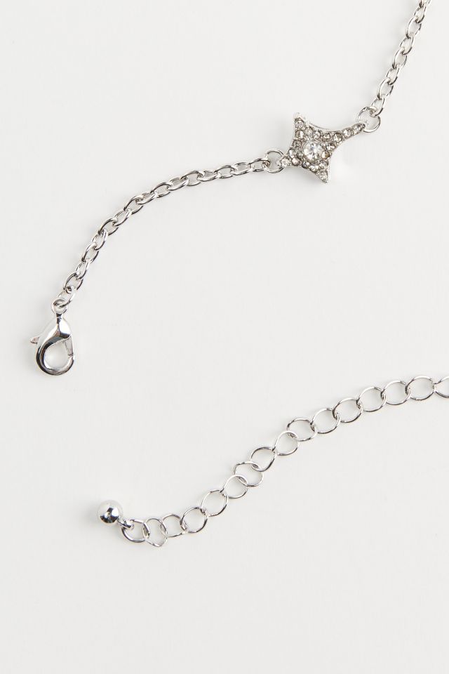Matteo Iced Pointed Chain Necklace #1