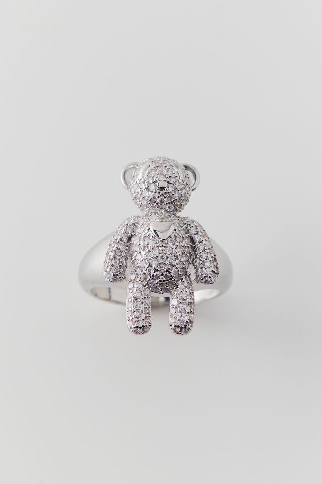 Iced Teddy Ring | Urban Outfitters