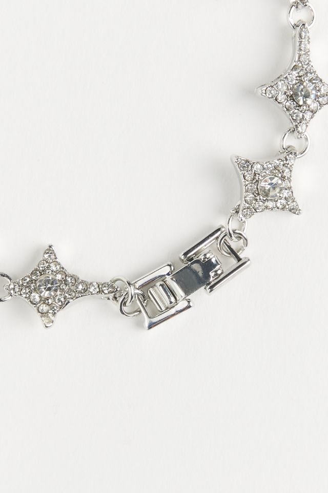 Iced Pointed Chain Bracelet #1