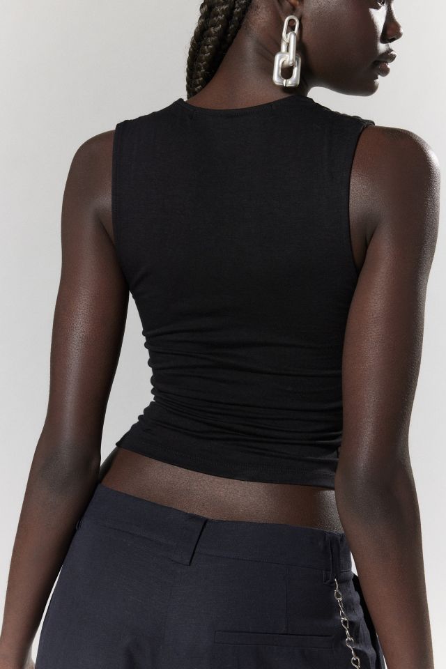 Silence + Noise Margo Sweetheart Neckline Tank Top #3