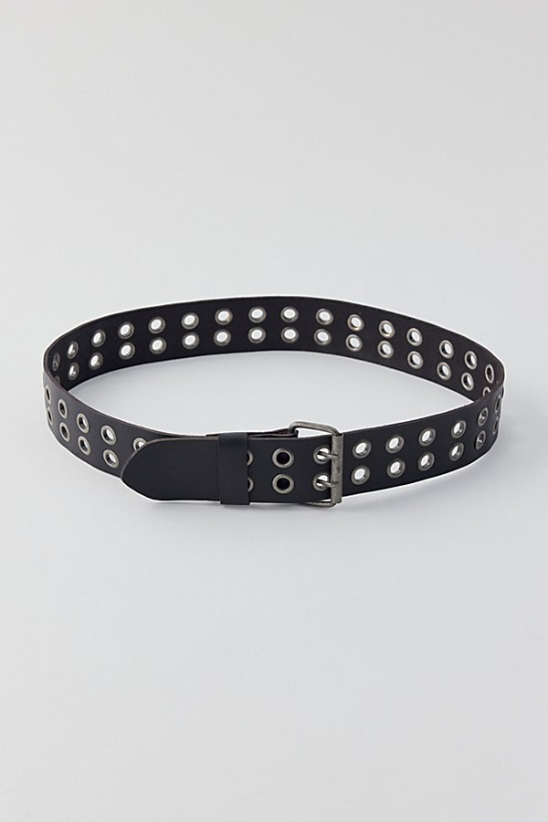 Urban Outfitters Grommet Wide Belt In Black, Women's At