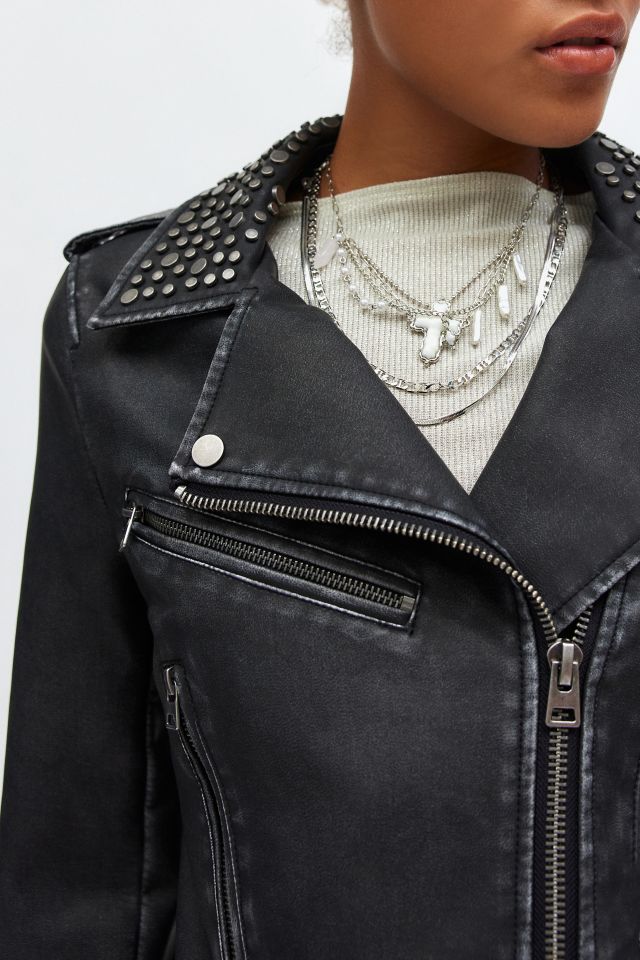 Veste Moto Sherry Cloutée Silence + Noise #4