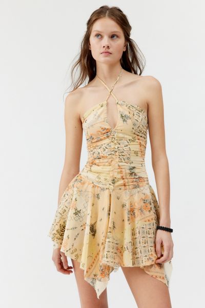 UO Selah Hanky Hem Mini Dress