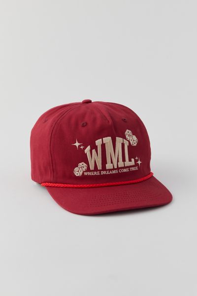Shop Wish Me Luck Dreams Baseball Hat In Red, Men's At Urban Outfitters