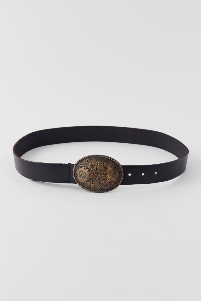 Pax Plate Buckle Leather Belt #1