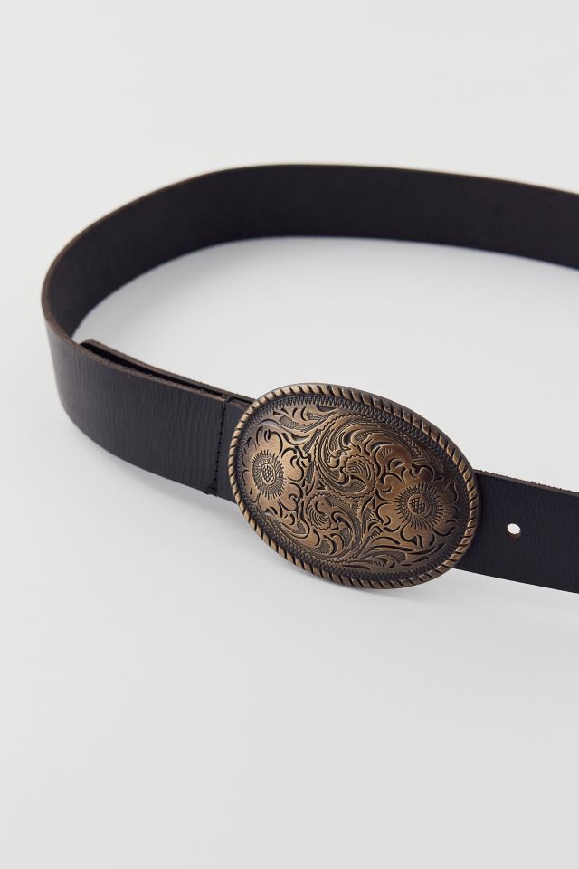 Pax Plate Buckle Leather Belt #2