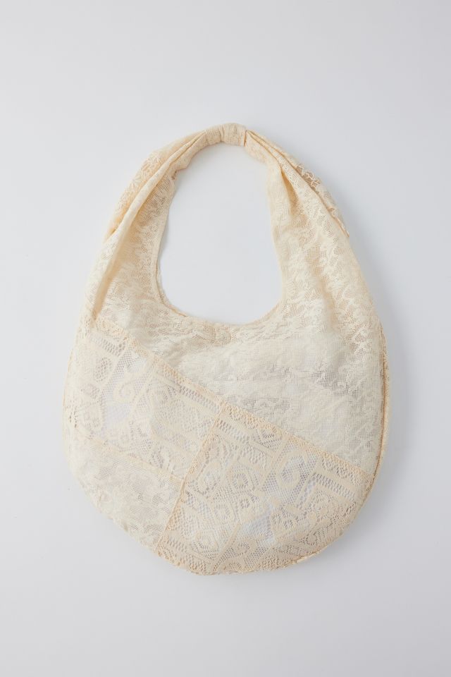 Kimchi Blue Lace Bow Hobo Bag #2