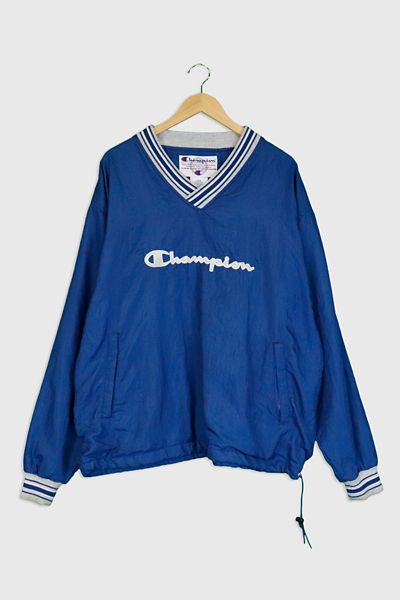 Vintage champion store pullover windbreaker