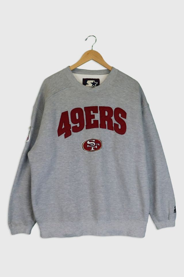 STARTER NFL 49ERS 古着　スウェット　vintage Vintage NFL Starter 49ERS Sleeve And Front Patch Sweatshirt