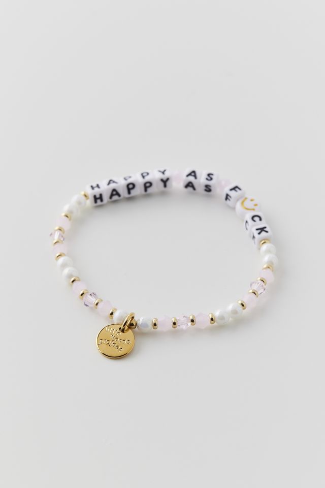 Little Words Project Happy AF Beaded Bracelet #1