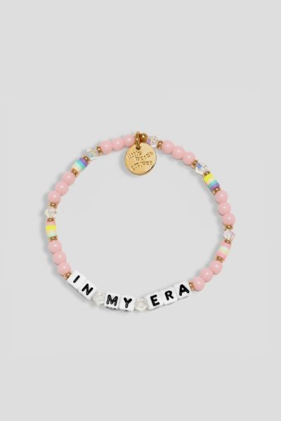 Shop Little Words Project In My Era Beaded Bracelet In Pink, Women's At Urban Outfitters