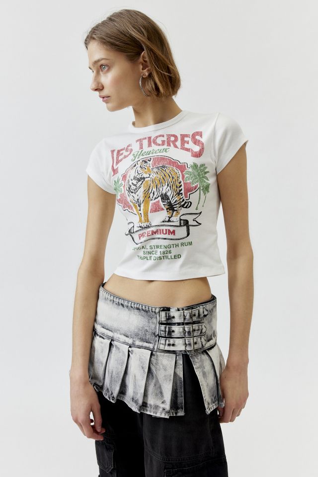 T-shirt ajusté pour bébé Les Tigres avec graphique #2