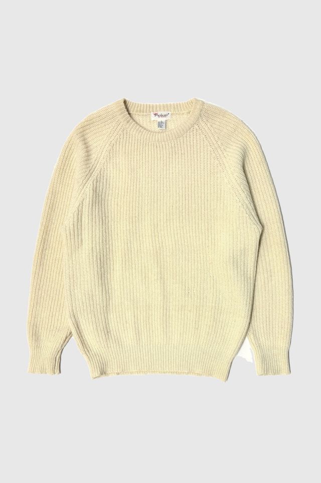 Vintage 1970’s Parker Of Vienna Cream Crewneck Sweater