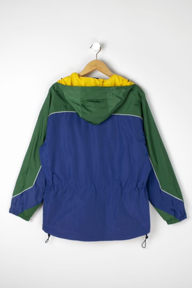 Blue red outlet yellow green jacket